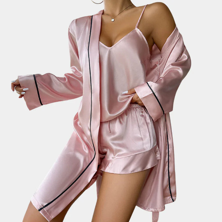 Levoire | Ensemble De Pyjama Élégant Pour Dames Rosa