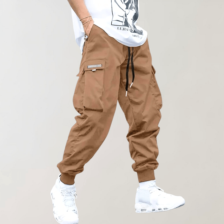 Levoire | Pantalon cargo homme Pantalon cargo décontracté Tendance Confort Poches pratiques Khaki