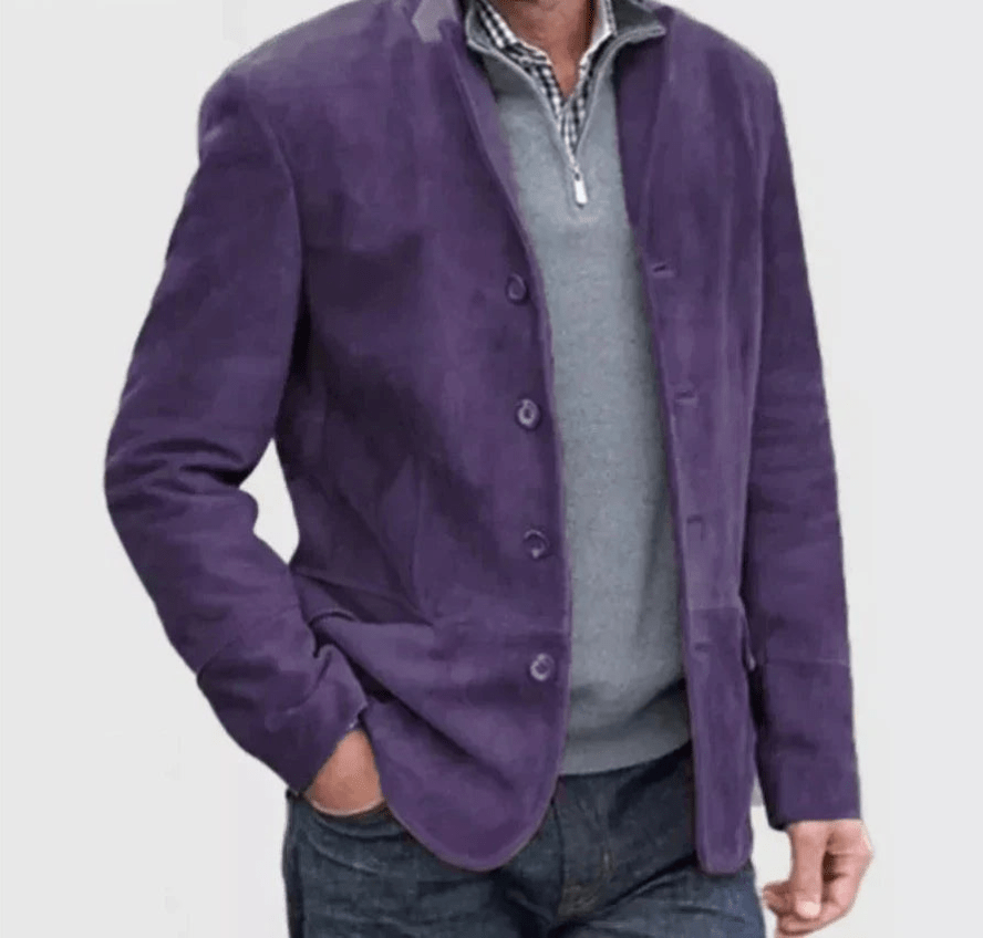 Levoire | Veste intemporelle pour hommes Lilas