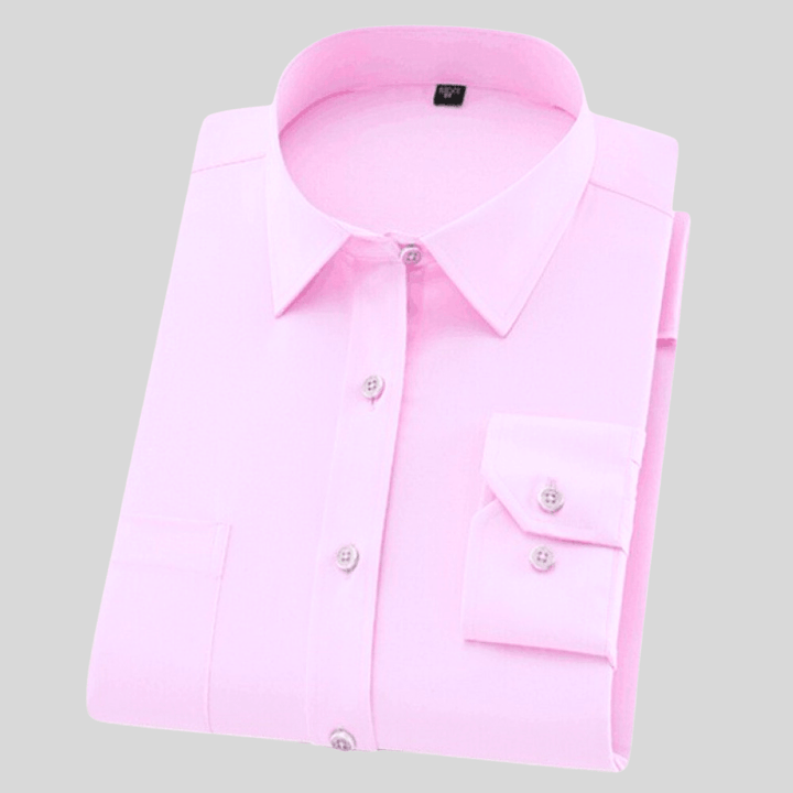 Levoire | Chemise Premium Non froissée Classique & Confortable Décontracté Rosa