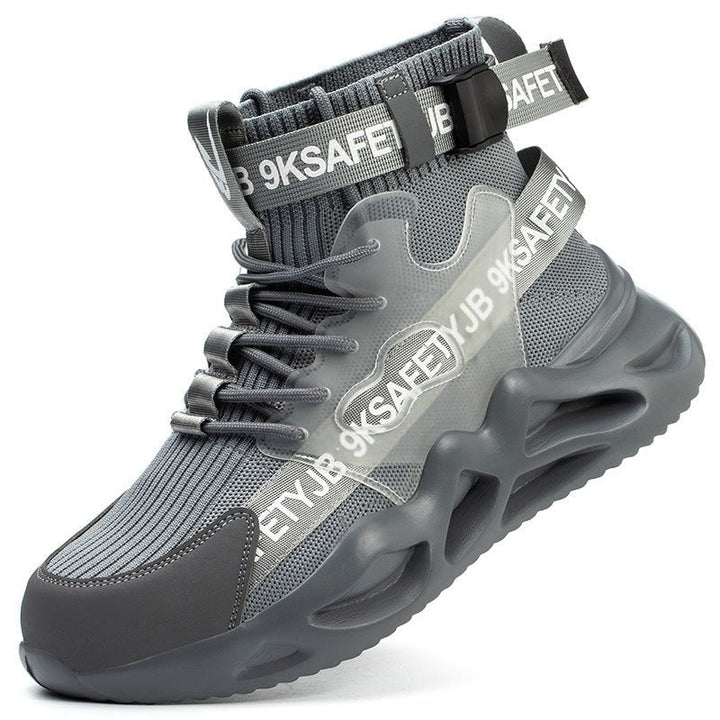 Levoire | Chaussures De Sécurité Pour Hommes Avec Embout En Acier Gris