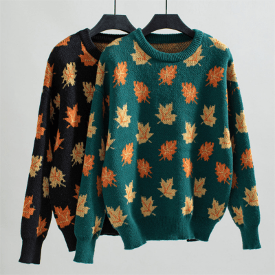 Levoire | Sweatshirt femme Design unique thème automnal Pullover