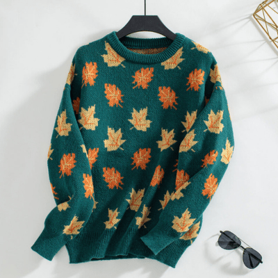 Levoire | Sweatshirt femme Design unique thème automnal Pullover