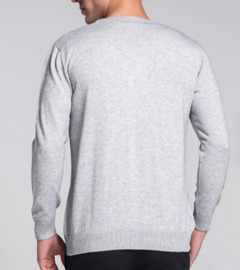 Levoire | Chemise chaude slim fit à col en V boutonnée