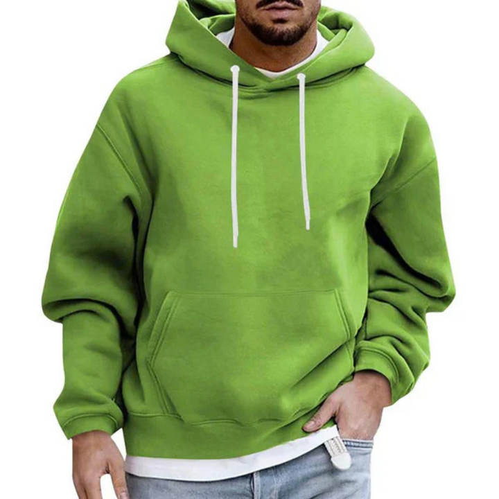 Levoire | Sweat À Capuche Surdimensionné Confortable À Manches Longues Avec Poches Vert
