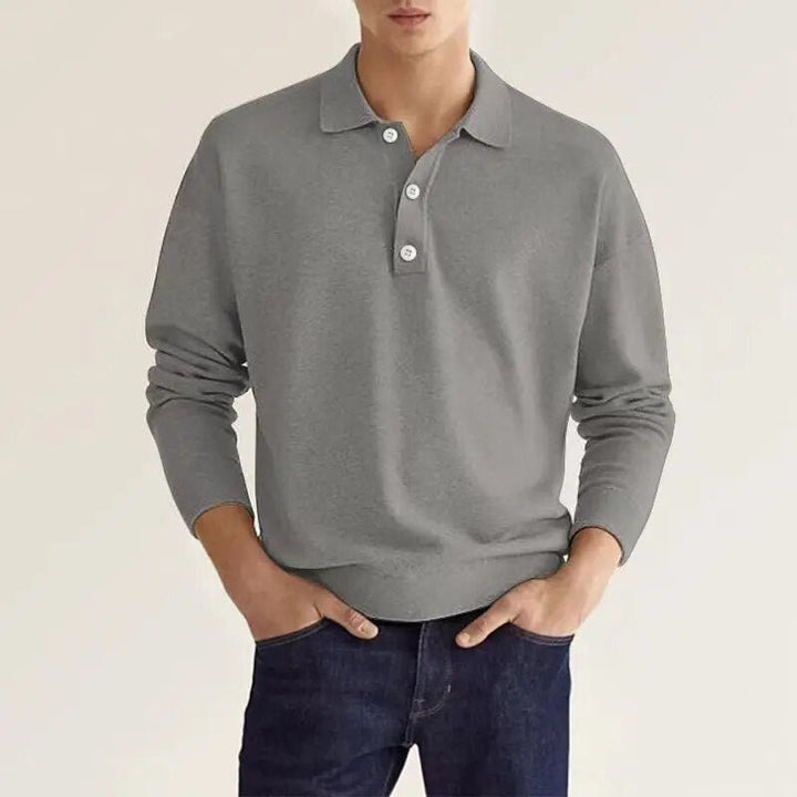 Levoire | Polo Shirt Polo Stylish Pour La Vie Quotidienne Et Les Loisirs Gris