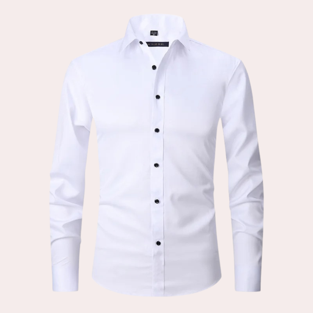 Levoire | Chemise Stretch Chemise Classique Avec Coupe Confortable Blanc