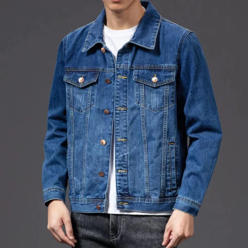 Levoire | Veste En Cuir À Manches Longues Avec Poches 3XL