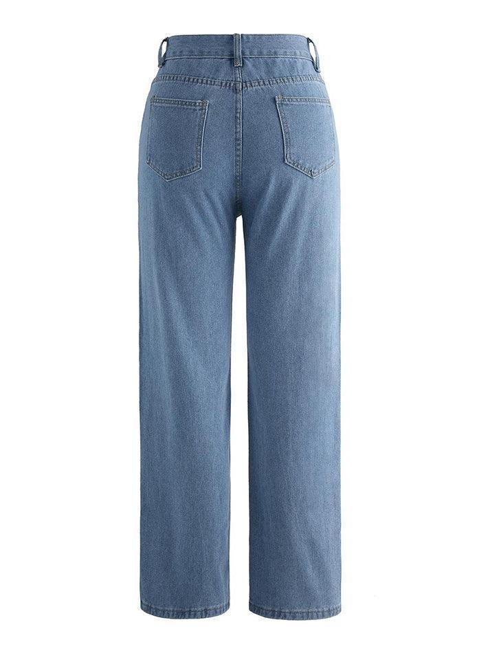 Levoire | Jean Boyfriend Délavé Taille Haute