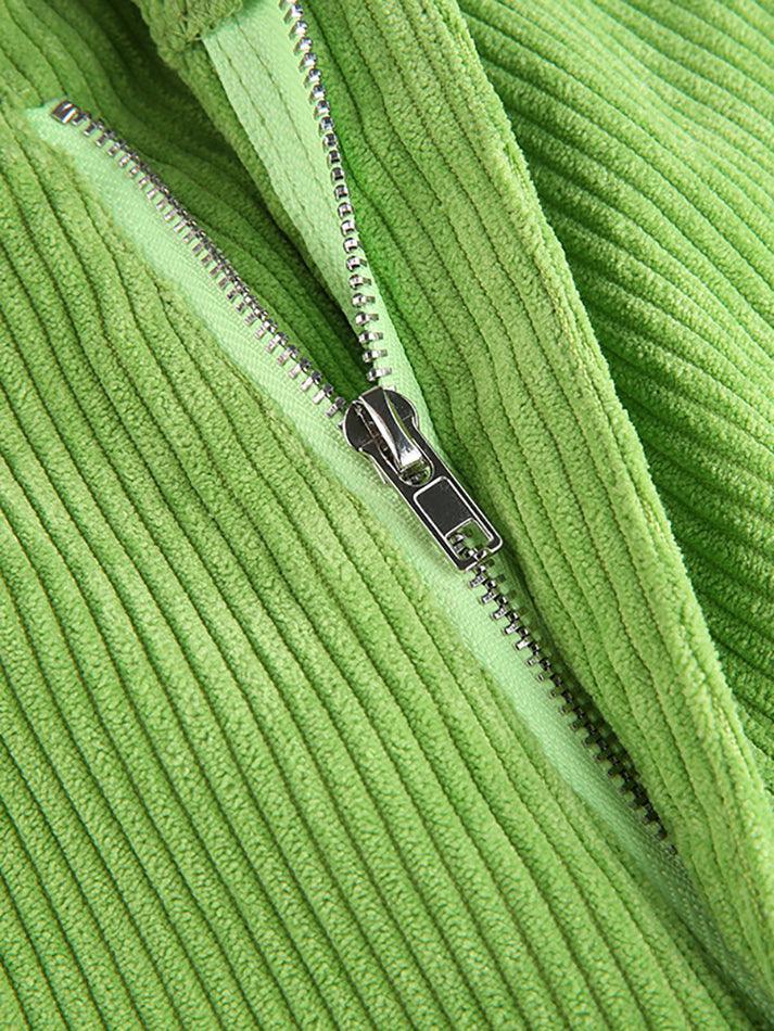 Levoire | Pantalon Large En Velours Côtelé Taille Haute Y2K