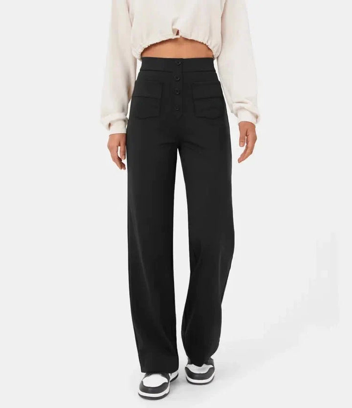 Levoire | Pantalons Stretch Taille Haute
