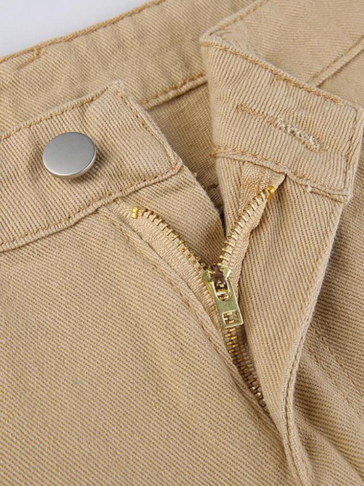Levoire | Jean Flare Unicolore Taille Haute