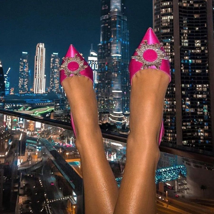Levoire | Talons En Satin Noir