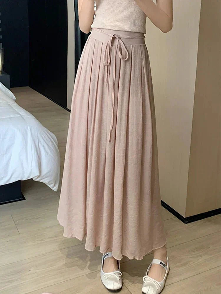 Levoire | Jupe En Tissu Léger Une taille