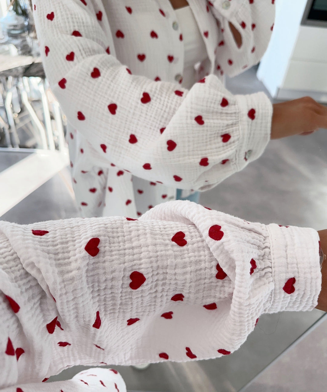 Levoire | Chemise Coeur Rouge