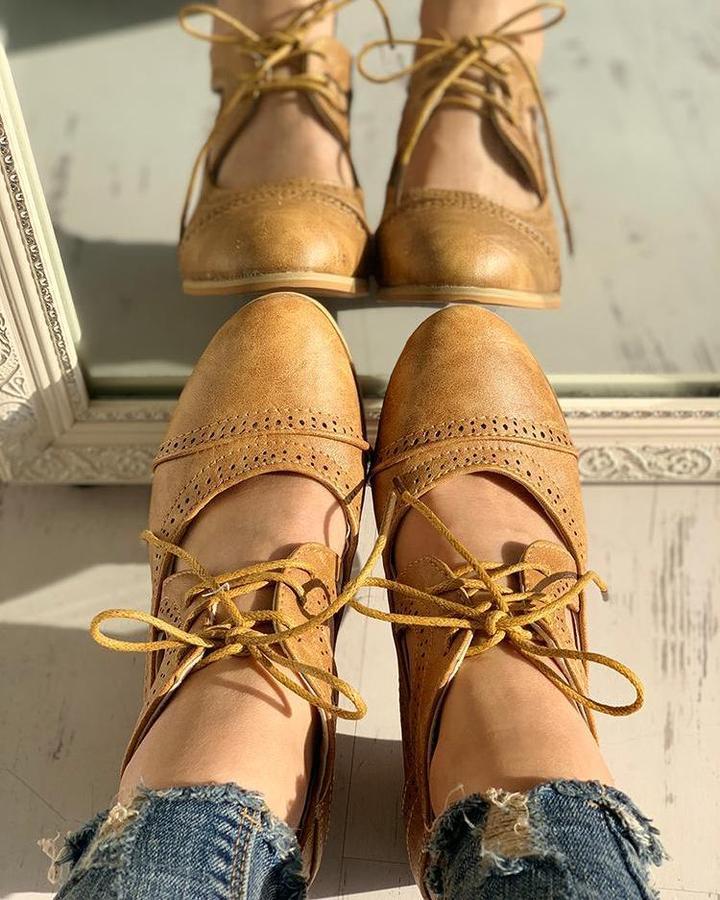 Levoire | Riche Glissant Épais Vintage Chaussures