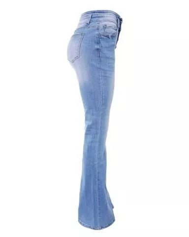 Levoire | Flex Nappi Jeans Taille Haute Pour Femmes
