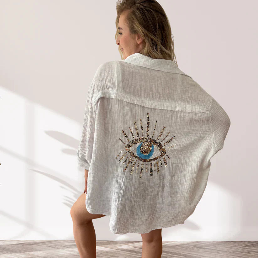 Levoire | Chemise en coton taille haute