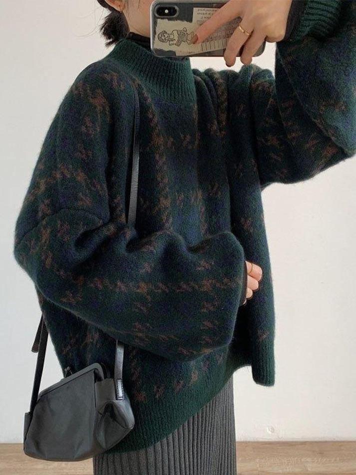 Levoire | Pull À Motif Pied-De-Poule