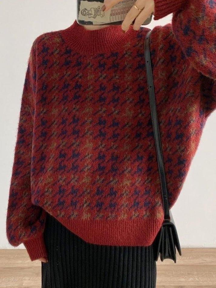 Levoire | Pull À Motif Pied-De-Poule