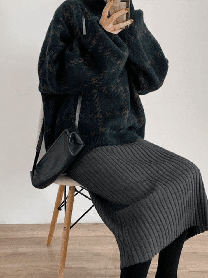 Levoire | Pull À Motif Pied-De-Poule