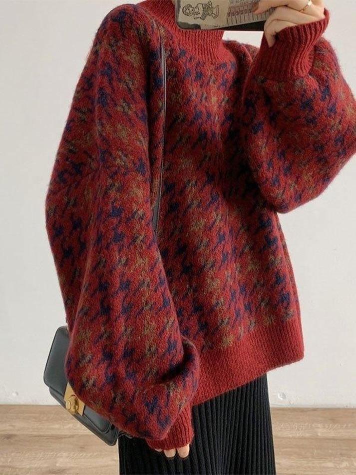 Levoire | Pull À Motif Pied-De-Poule