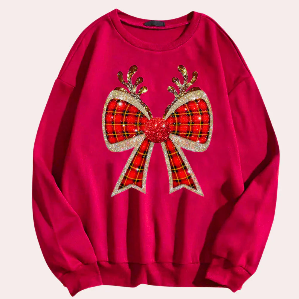 Levoire | Cardigan De Noël Simple Pour Femmes Rot