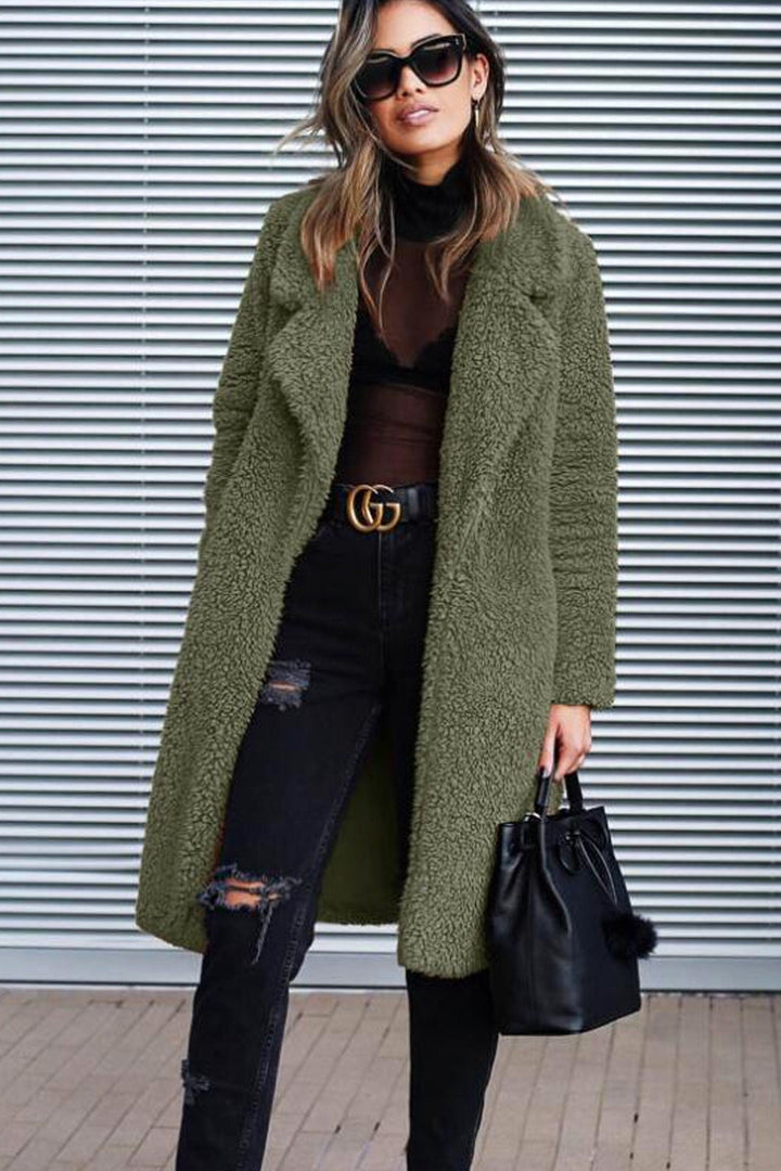 Levoire | Veste en Polaire Double Face à Manches Longues Vert