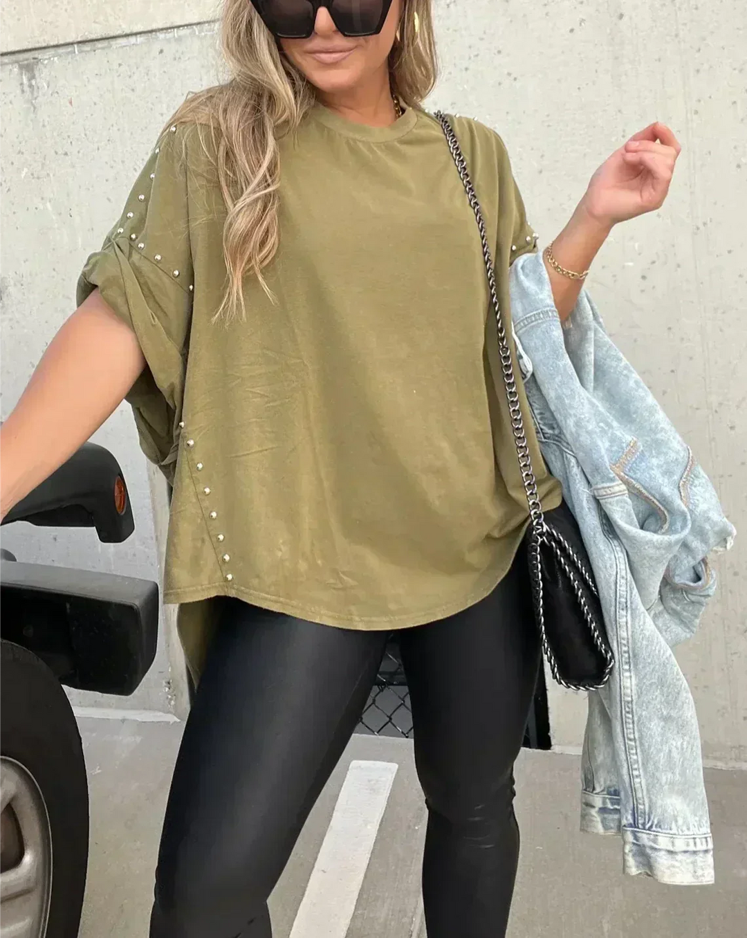 Levoire | T-Shirt Oversized Avec Clous