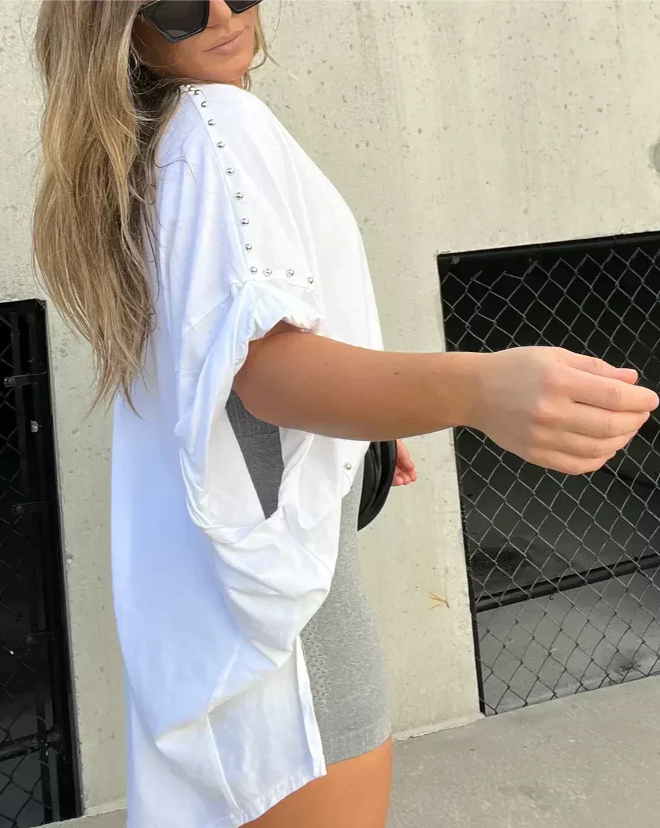 Levoire | T-Shirt Oversized Avec Clous