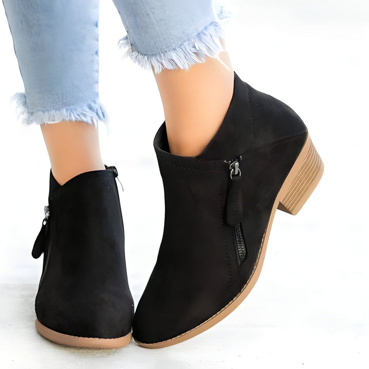 Levoire | Élégant Cuir Suédé Bar Noir