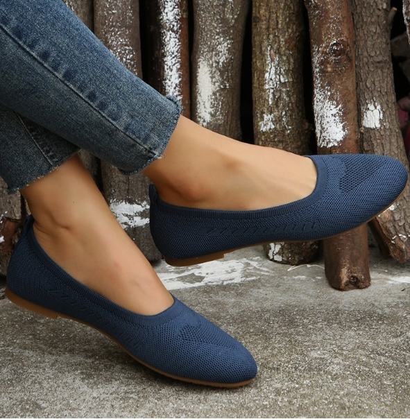 Levoire | Ballerines Confortables Et Respirantes À Petit Talon Pour Femmes Merensininen