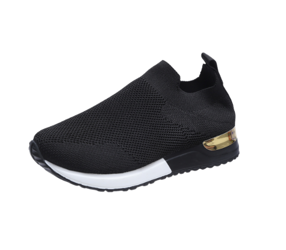 Levoire | Chaussures Pour Femmes Ergonomiques Sans Lacets Avec Un Talon Amortissant Noir
