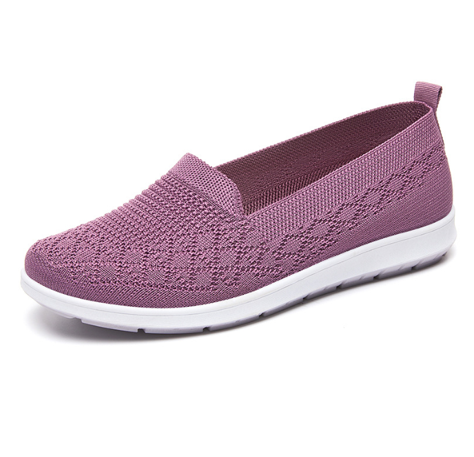 Levoire | Baskets Slip On Respirantes À Semelle Ergonomique Pour Femmes Lila