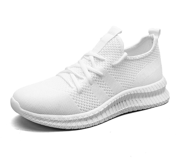 Levoire | Baskets Pour Hommes Respirantes Pour Un Usage Quotidien Blanc