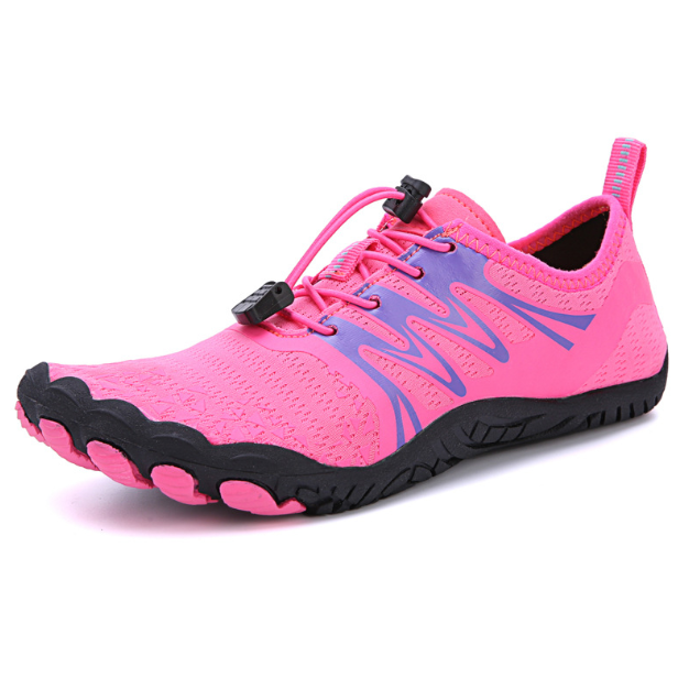 Levoire | Chaussures À Semelles Nues Taille Pour Toute L'Année Pour Femmes Et Hommes Rose et Noir