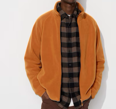 Levoire | Veste En Polaire Avec Fermeture Éclair Intégrale Orange