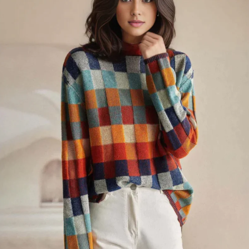 Levoire | Pull En Tricot Avec Mélange Et Facteur De Bien-Être Multicolore