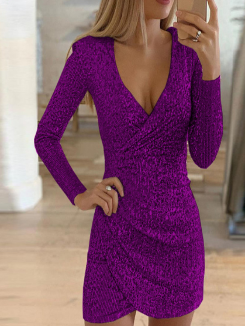 Levoire | Robe chatoyante pour femme Violet