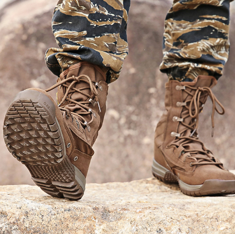 Levoire | Cuir De Chaussures De Chasse Avec Semelle En Caoutchouc Et Talon Rembourré Braun
