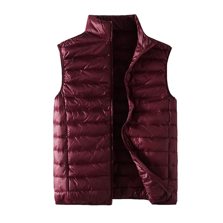 Levoire | Gilet Hommes Chaleur et Style Bordeaux