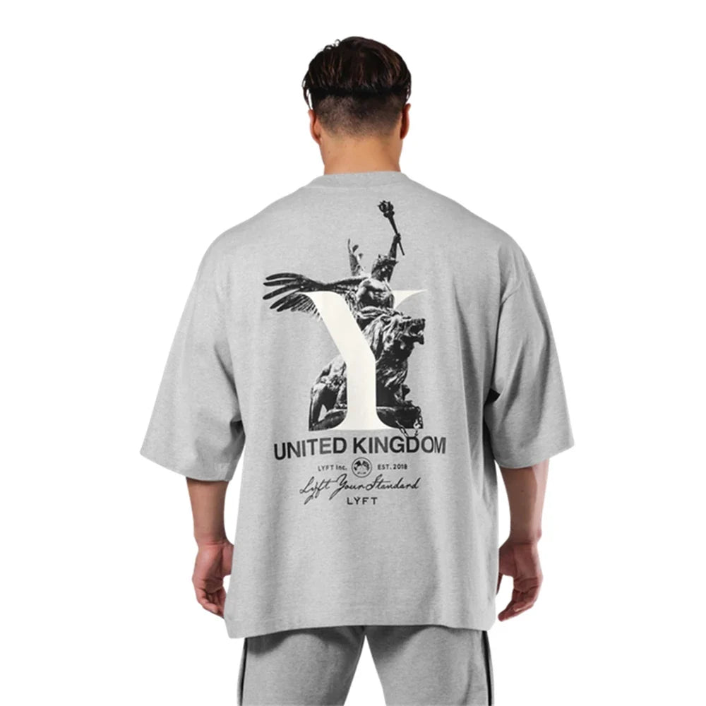 Levoire | T-Shirt De Sport Respirant Et Confortable Pour Hommes Actifs Gris