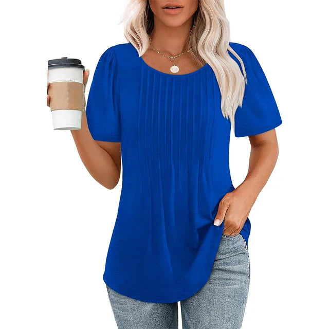 Levoire | Élégance Estivale T-Shirt Bleu