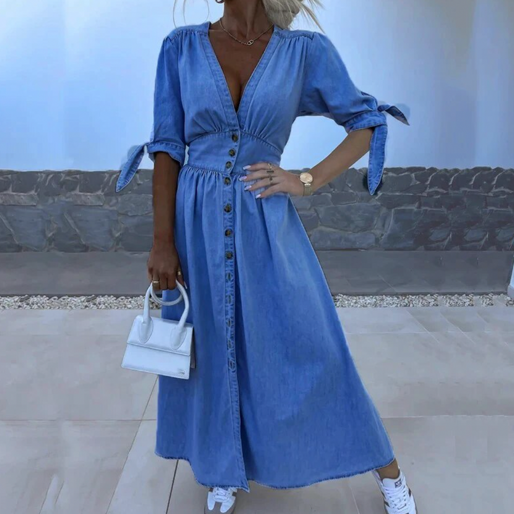 Levoire | Robe en denim élégante XXL