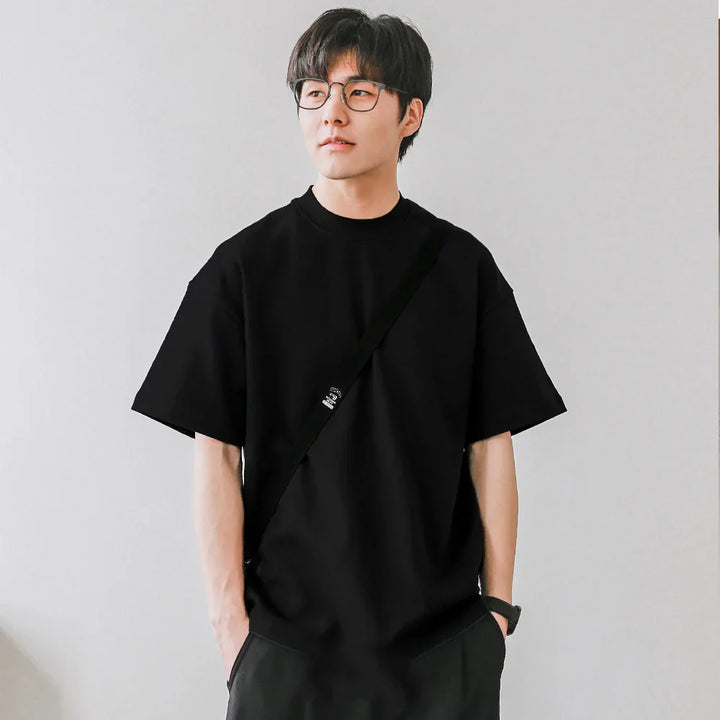 Levoire | T-Shirts Pour Hommes Infroissables Et Élégants Pour L'Été Noir