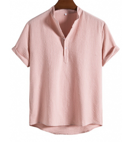 Levoire | Chemise Rayee Pour Hommes Decontractee Respirante Hommes