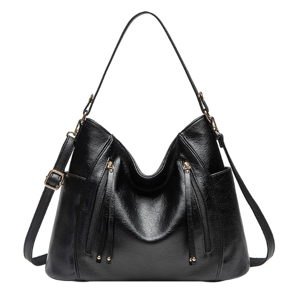 Levoire | Sac à Bandoulière Élégant avec Cuir de Première Qualité et Portage Confortable pour Femmes Noir