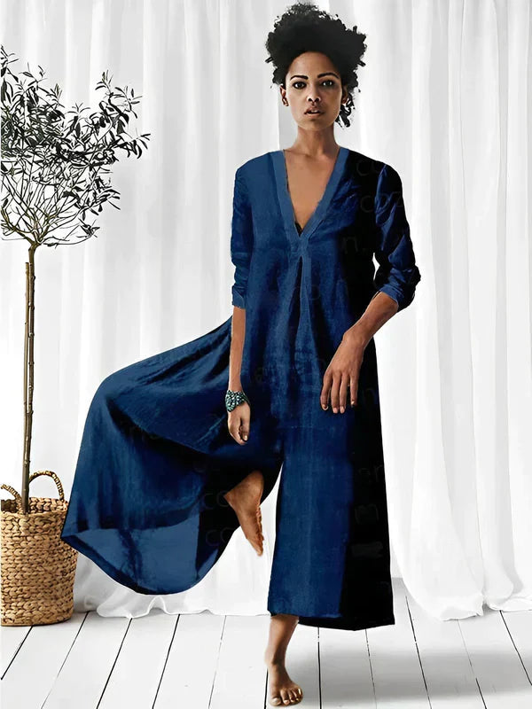Levoire | Unique Combinaison Décontractée Style Bleu marine