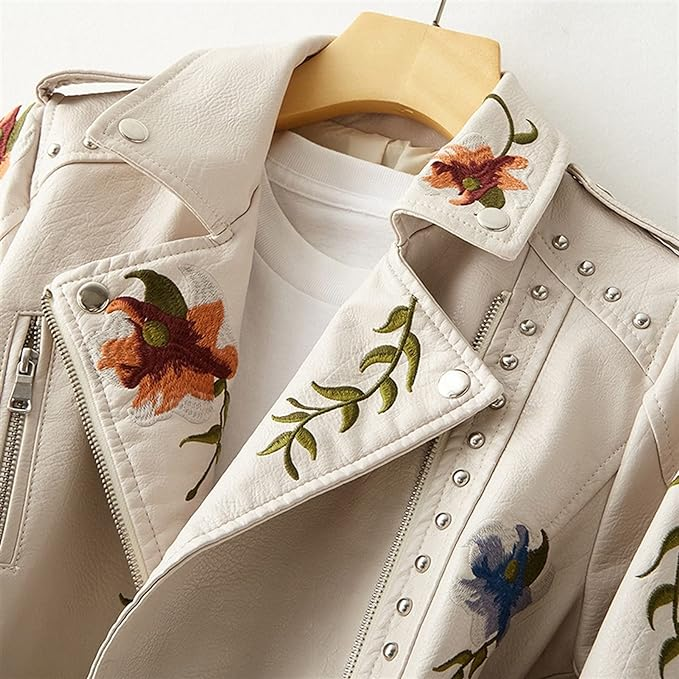 Levoire | VESTE EN CUIR À RIVETS
