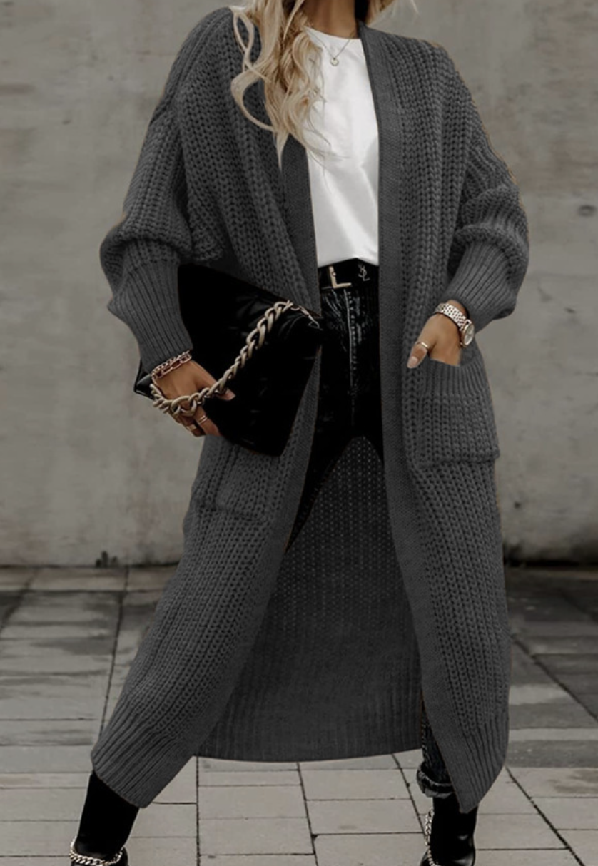 Levoire | Gilet Doux Et Confort Pour Femmes Gris foncé